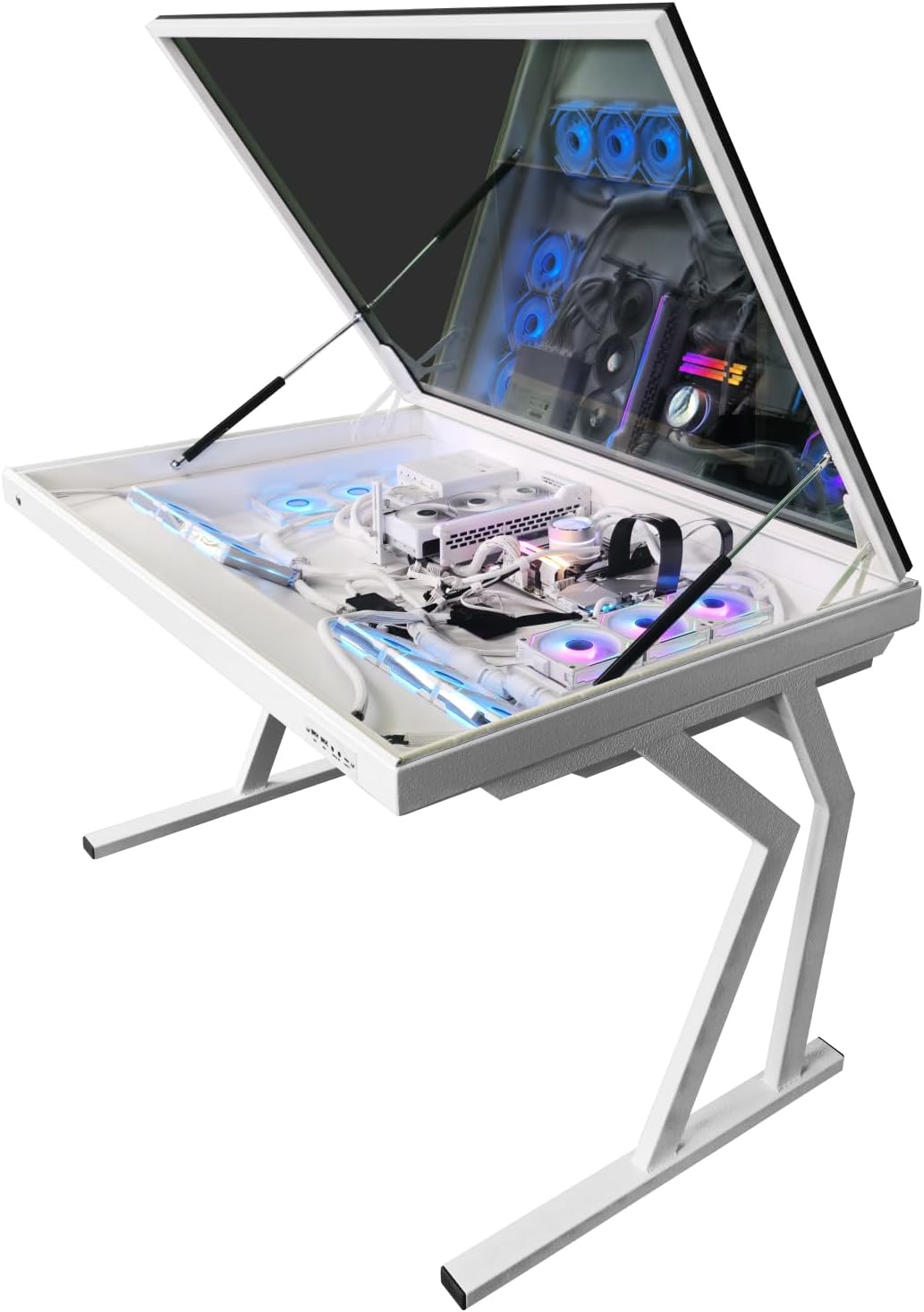 High-End Gaming PC (White) — Ryzen 7 9800X3D · RTX 5080 16GB · 32GB DDR5 · 4TB Gen4 NVMe