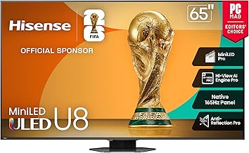 Hisense 65-inch U8 Series Mini-LED TV